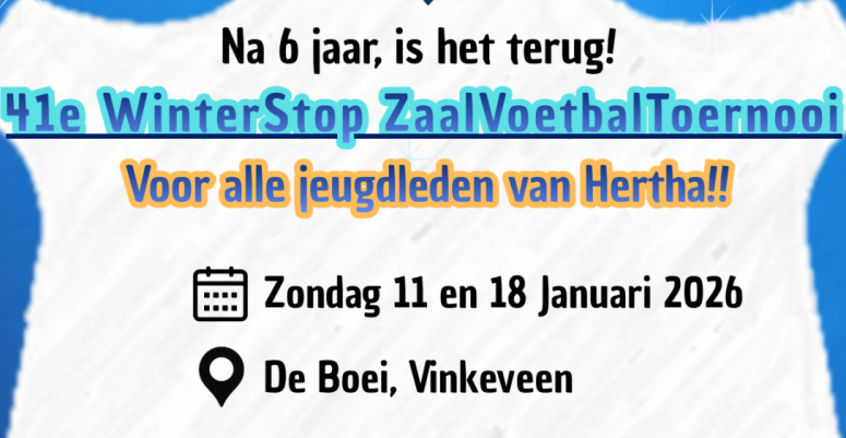 WinterStop ZaalVoetbalToernooi